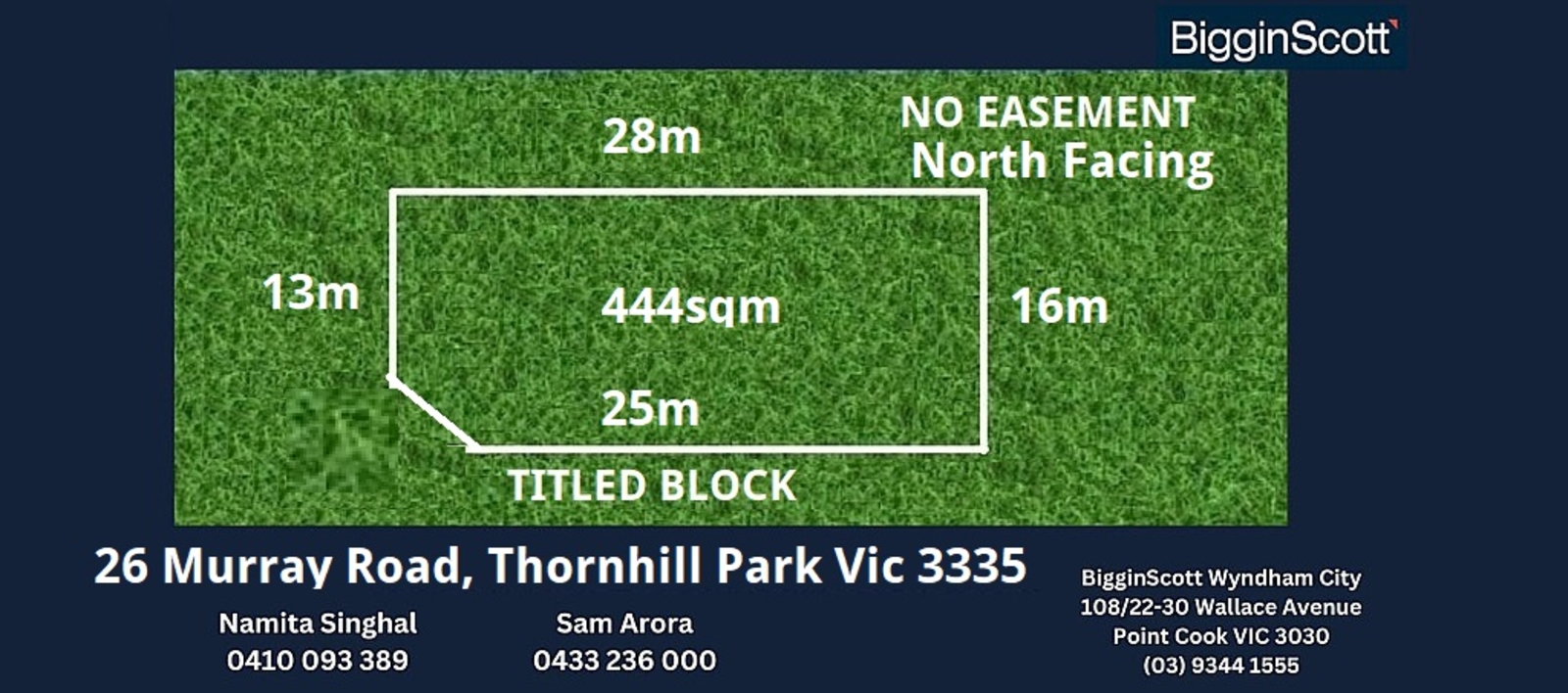 Biggin & Scott 26 Murray Road, Thornhill Park 3335